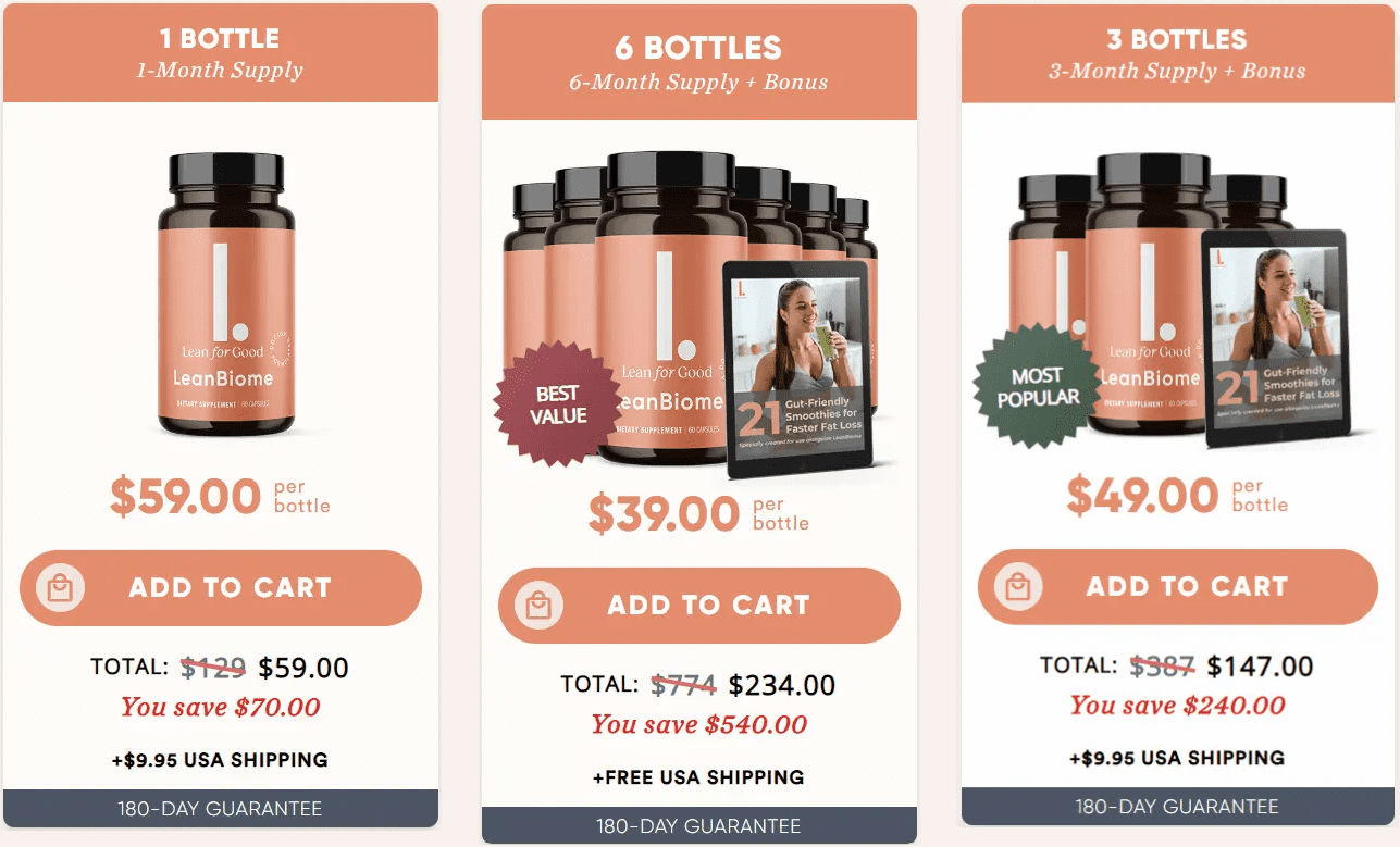 leanbiome price